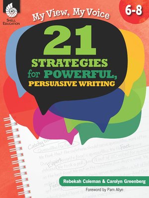 cover image of My View, My Voice 6-8: 21 Strategies for Powerful, Persuasive Writing